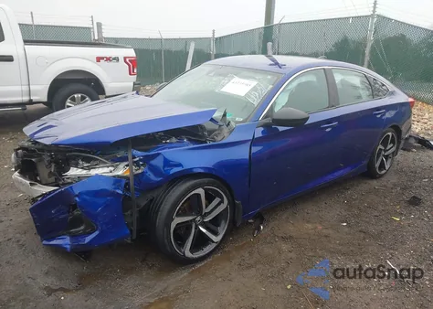 2021 Honda Accord Sport z USA, uszkodzony, nr VIN 1HGCV1F32MA090856